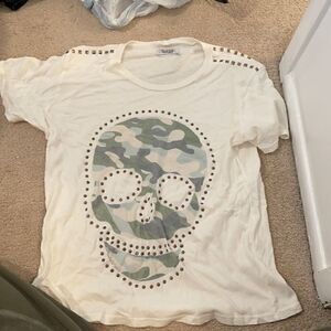 Lauren Moshi Brand New Skull Tee XS